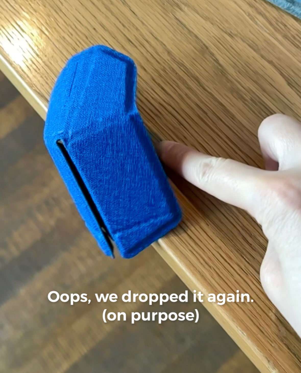 Oops, we dropped it again (on purpose)